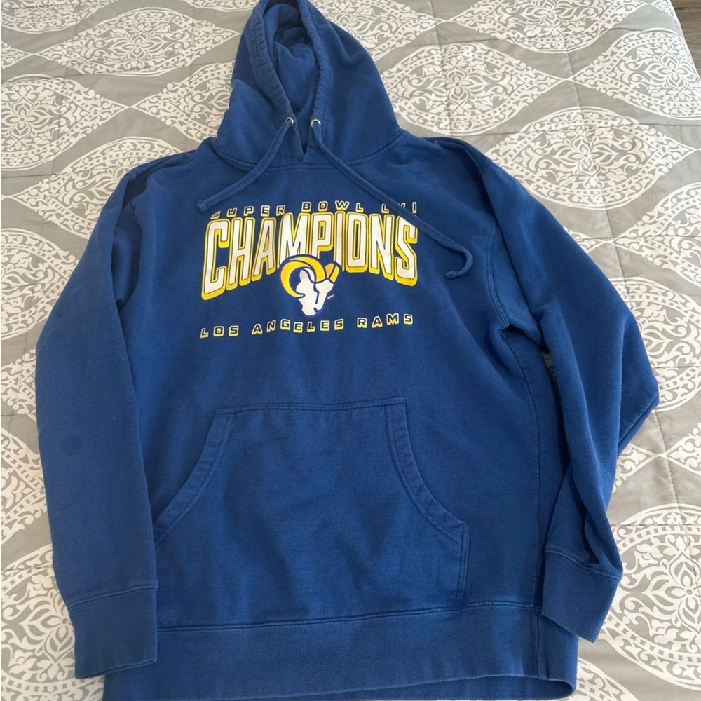Blue Super Bowl Champions Hoodie